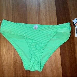 neon green swim bottoms NWT